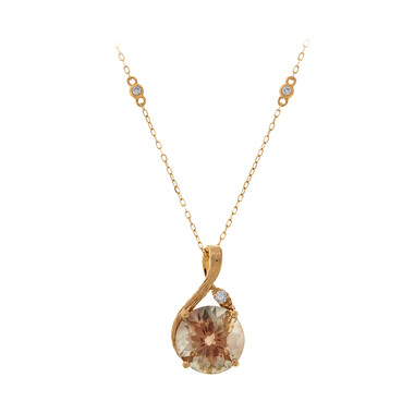 Sonnenstein-Goldhalskette (Smithsonian)