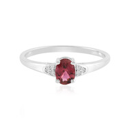 Brasilianischer Pinkfarbener Turmalin-Silberring