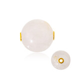 Colgante en plata con Cuarzo nieve (MONOSONO COLLECTION)