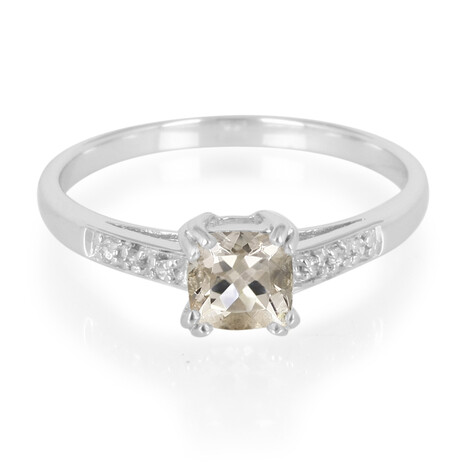 Anillo en plata con Morganita