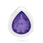 Colgante en plata con Cuarzo púrpura pastel (MONOSONO COLLECTION)