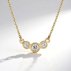 Collana in oro con Diamante IF (G) (de Melo Gold)