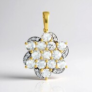 Colgante en plata con Zircón (de Melo Essence)