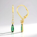 Orecchini in argento con Indicolite (Adela Silber)