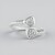 Anello in argento con Diamante I2 (H)