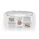Bague pour homme en argent et Diamant fantaisie