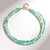 Collana in argento con Amazzonite (Riya)
