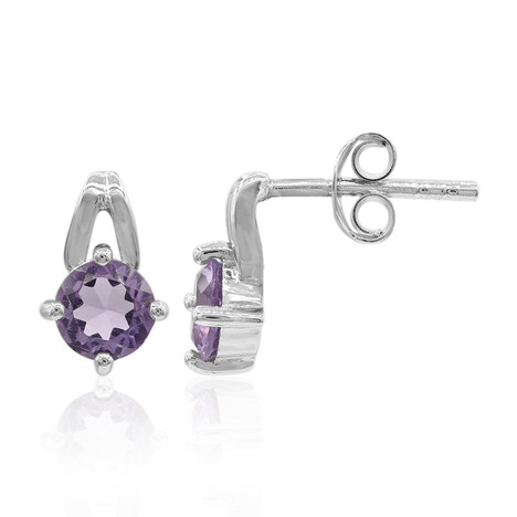 Pendientes en plata con Amatista