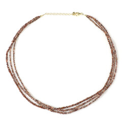 Fancy Diamond Silver Necklace