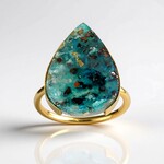 Anello in argento con Calcedonio Venus (Bali Barong)