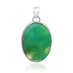 Pendentif en argent et Chrysoprase