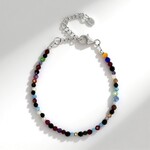 Bracciale in argento con Rubino Zoisite