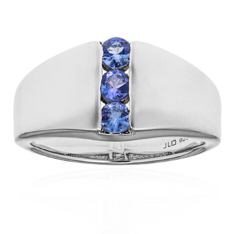 Anello in argento con Tanzanite