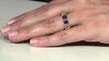 Zilveren ring met een Zambia-amethist