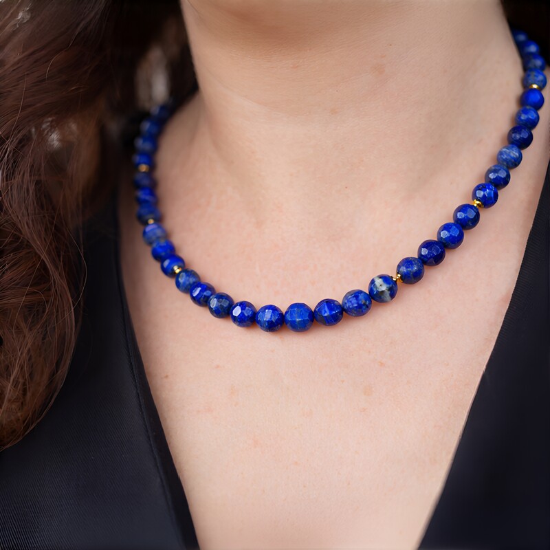 Collier en argent et Lapis-Lazuli