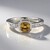 Anello in argento con Zircone Giallo