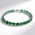 Bracciale in argento con Smeraldo Zambia