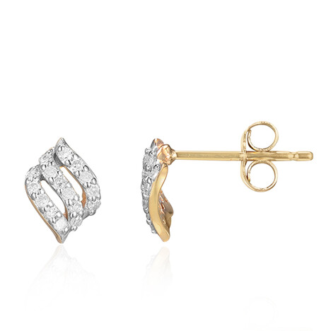 Pendientes en oro con Diamante I3 (I)