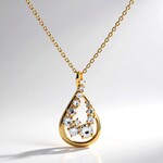 Collana in oro con Diamante SI1 (H) (CIRARI)