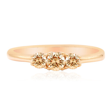 Anello in oro con Diamante Rose de France SI1 di Argyle (Annette)