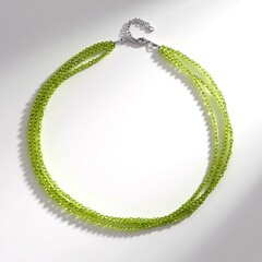 Collana in argento con Peridoto