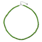 Russischer Diopsid-Silberhalskette