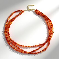 Collana in argento con Corniola