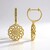 Orecchini in argento con Diamante Champagne I2 (Ornaments by de Melo)