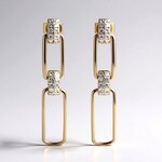 Orecchini in oro con Diamante SI2 (H) (CIRARI)