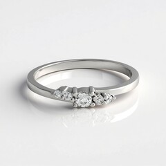 Anello in argento con Topazio Bianco