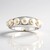 Anello in argento con Perla d'Acqua Dolce Bianca (Michelle Albala)