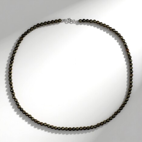 Collier en argent et Pyrite