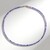 Collana in argento con Tanzanite