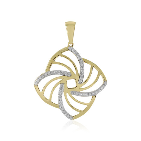 Lupenreiner (F) Brillant-Goldanhänger (LUCENT DIAMONDS)