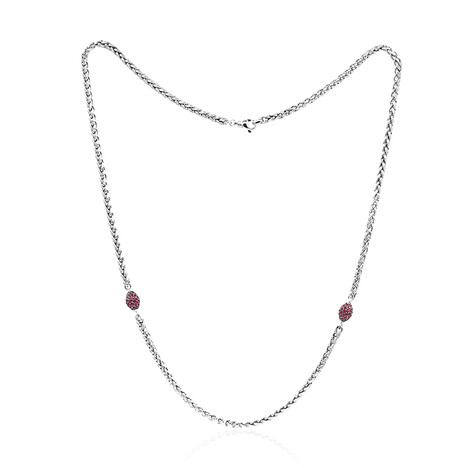 Gouden halsketting met Birmese Robijnen (Estée Collection)