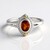 Anello in argento con Citrino Madeira (Granulieren)