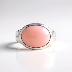 Anello in argento con Opale Rosa (de Melo)