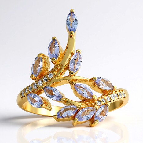 Bague en argent et Tanzanite