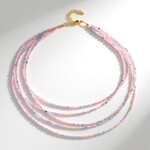 Collana in argento con Berillo Fancy