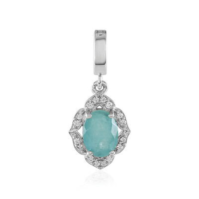 Ciondolo in argento con Grandidierite