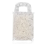 Glitzer-Achat-Silberanhänger