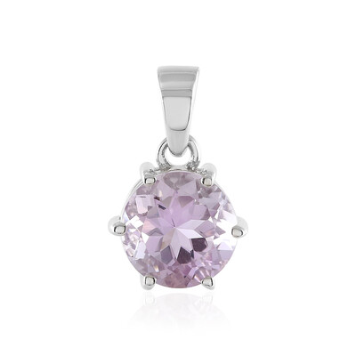 Ciondolo in argento con Ametista Rose de France