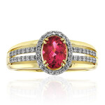 Nigerianischer Rubellit-Goldring (Mark Kaufman)