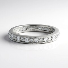 Bague en argent et Zircon