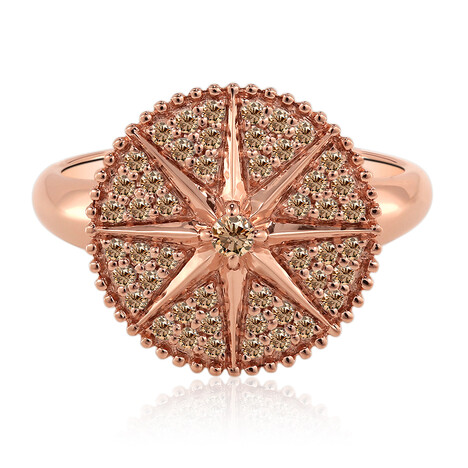 Anello in oro con Diamante Rose de France SI1 di Argyle (Annette)