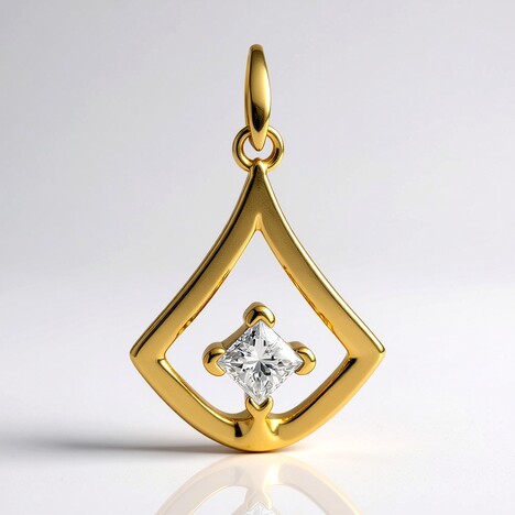 Pendentif en or et Diamant VVS1 (G) (Annette)