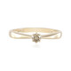 9K I2 Brown Diamond Gold Ring