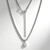 Collana in argento con Topazio Bianco
