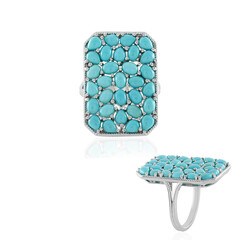 Anello in argento con Turchese Sleeping Beauty (Faszination Türkis)