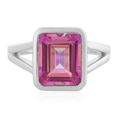 Anello in argento con Topazio Anniversario